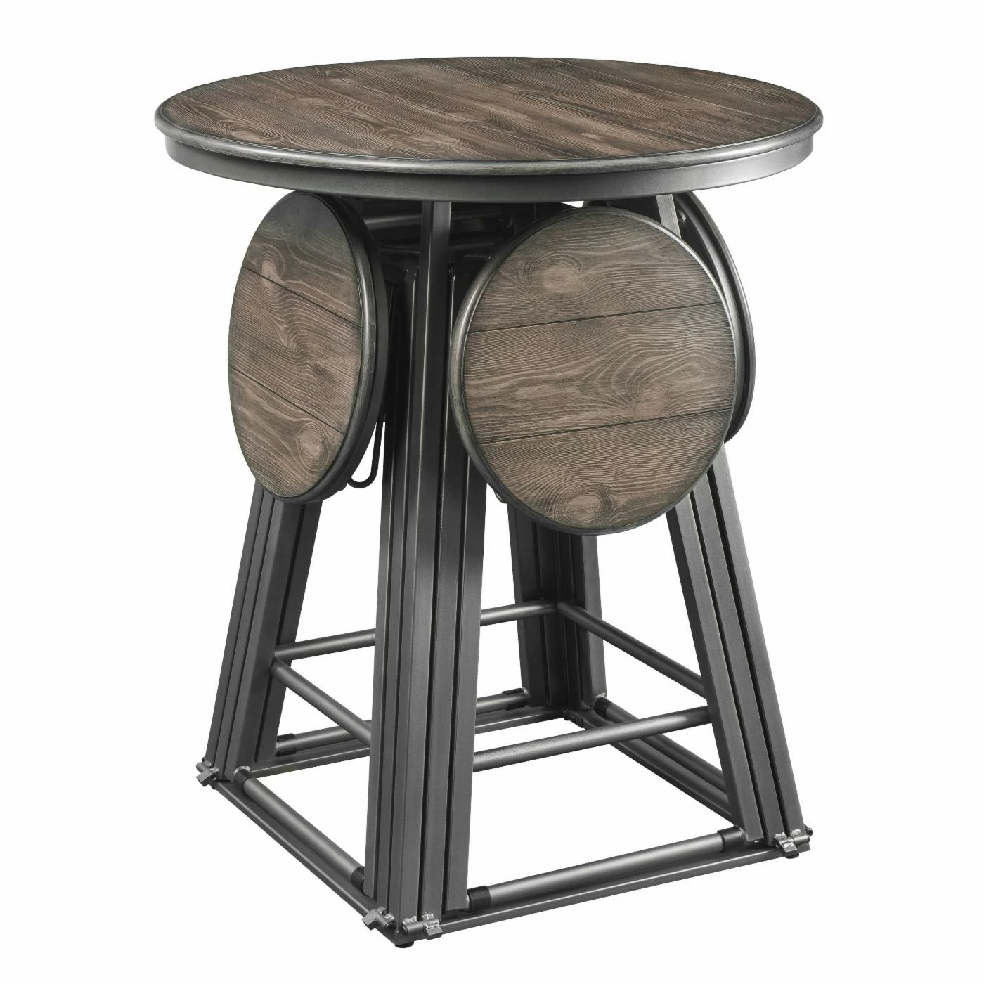 New ✨ Round Acme Furniture Blaze 5 Piece Counter Height Dining Table Set ⌛ 5 New ✨ Round Acme Furniture Blaze 5 Piece Counter Height Dining Table Set ⌛ - Image 3