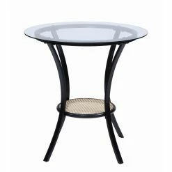 Brand new 🛒 Round Acme Furniture Frydel 3-Piece Table And Chairs Set 🤩 -Kitchen Sales Store detail2ACM5485