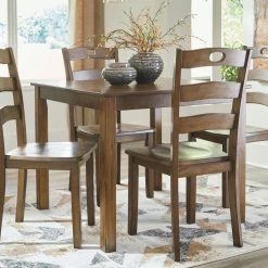 Cheap 😍 Signature Design By Ashley Hazelteen 5 Piece Square Dining Table Set 😀 -Kitchen Sales Store detail2ASHY6351