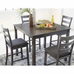 Best Sale 🤩 Signature Design By Ashley Bridson 5 Piece Square Counter Table Set 🔔 -Kitchen Sales Store detail2ASHY7110