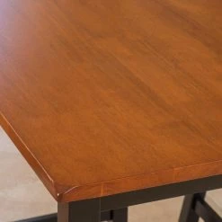 Outlet 💯 Best Selling Home Rectangle Rockchuck 4 Piece Rectangular Dining Table Set 🌟 -Kitchen Sales Store detail2BSHD2104