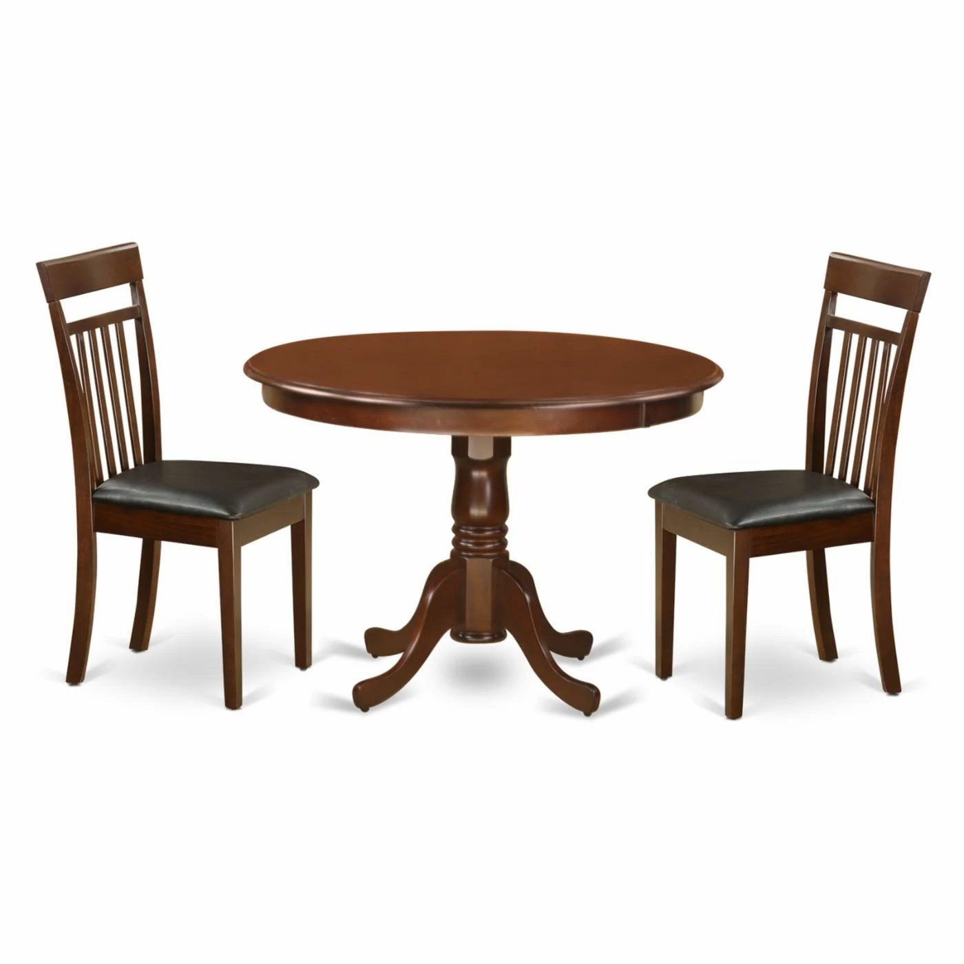 Deals 💯 Round East West Furniture Hartland 3 Piece Sheraton Dining Table Set 👏 6 Deals 💯 Round East West Furniture Hartland 3 Piece Sheraton Dining Table Set 👏 - Image 4