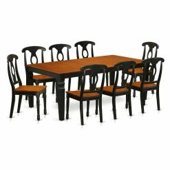 Discount 🥰 Casual Dining Sets East West Furniture Logan 9 Piece Keyhole Dining Table Set 👍 9 Discount 🥰 Casual Dining Sets East West Furniture Logan 9 Piece Keyhole Dining Table Set 👍 -Kitchen Sales Store detail2EASE762