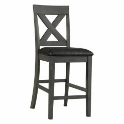 Best Pirce 😍 Rectangle Picket House Furnishings Alexa 7 Piece Counter Height Dining Set 🎁 -Kitchen Sales Store detail2ELET1021