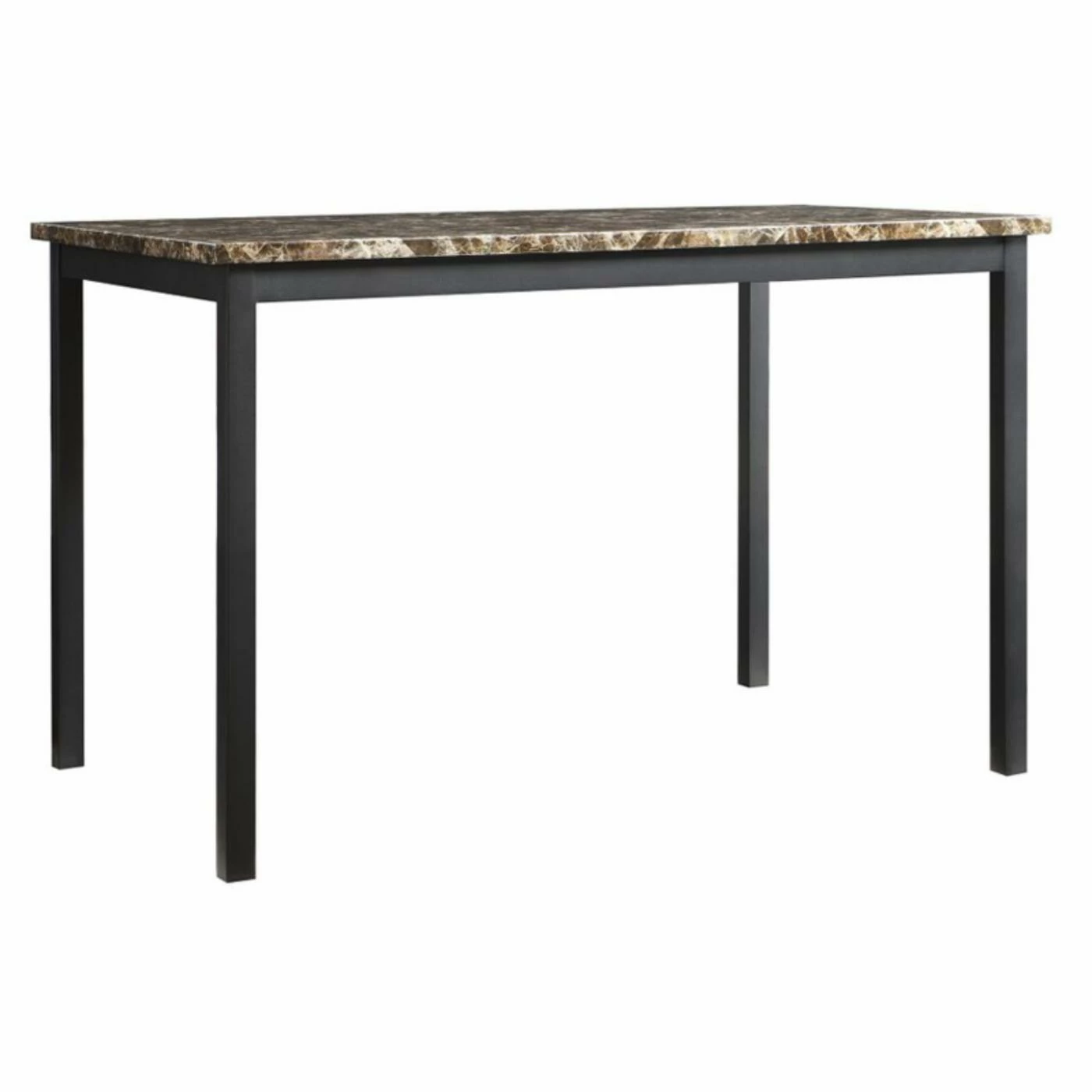 Wholesale 😉 Chelsea Lane Rectangle Weston Home Hamilton Faux Marble 5-Piece Metal Dining Set 👏 6 Wholesale 😉 Chelsea Lane Rectangle Weston Home Hamilton Faux Marble 5-Piece Metal Dining Set 👏 - Image 4