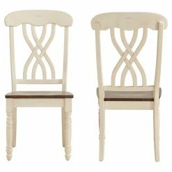 New 😍 Weston Home Two Tone 5 Piece Round Dining Set ✨ -Kitchen Sales Store detail2HME3143