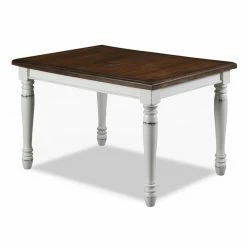 Cheap ✨ Casual Dining Sets Home Styles Monarch 7 Piece Dining Table Set With 6 Double X-Back Chairs - White & Oak 😀 -Kitchen Sales Store detail2HMS1201