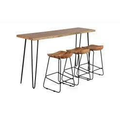 Cheap 🌟 Rectangle Jofran Nature's Edge 4 Piece Solid Acacia Counter Height Dining Set 😍 -Kitchen Sales Store detail2JSI1811