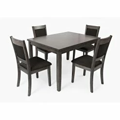 New ❤️ Rectangle Jofran Greyson Heights 5 Piece Dining Set ✔️ -Kitchen Sales Store detail2JSI1812