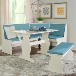 Outlet 🤩 Rectangle Linon Sasha Breakfast Nook ⌛ -Kitchen Sales Store detail2LHD1869