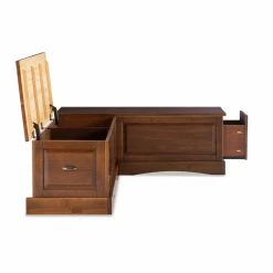 Budget 🔔 Rectangle Linon Colby Backless Breakfast Nook ⌛ -Kitchen Sales Store detail2LHD1871