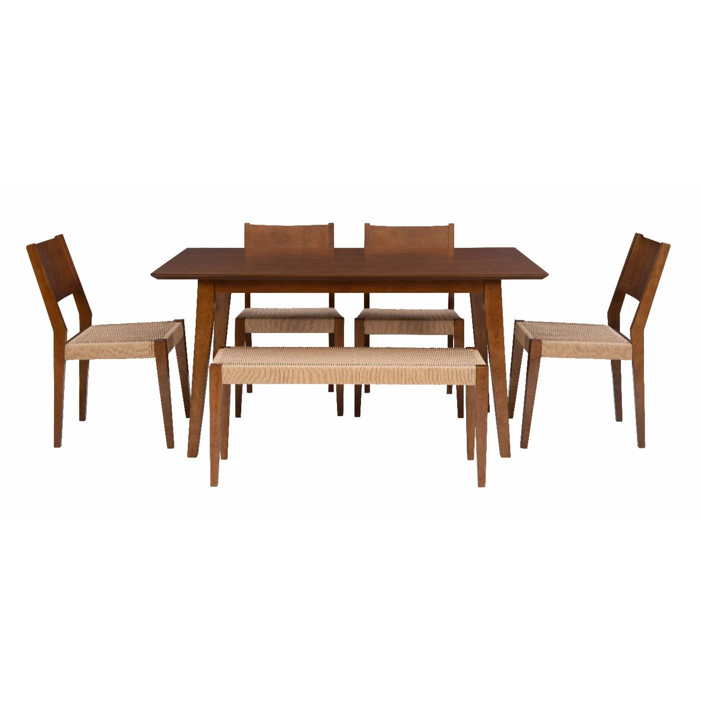 Cheap โจ Rectangle Powell Cadence 6-Piece Dining Set - Brown ๐งจ 5 Cheap โจ Rectangle Powell Cadence 6-Piece Dining Set - Brown ๐งจ - Image 3