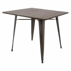 Discount 🔥 Square LumiSource Oregon 5 Piece Industrial Dining Set 🔥 10 Discount 🔥 Square LumiSource Oregon 5 Piece Industrial Dining Set 🔥 -Kitchen Sales Store detail2LUS1017