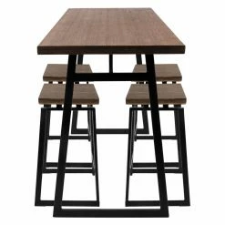 Wholesale 🥰 Rectangle LumiSource Geo 5 Piece Counter Height Dining Set 😉 -Kitchen Sales Store detail2LUS1110