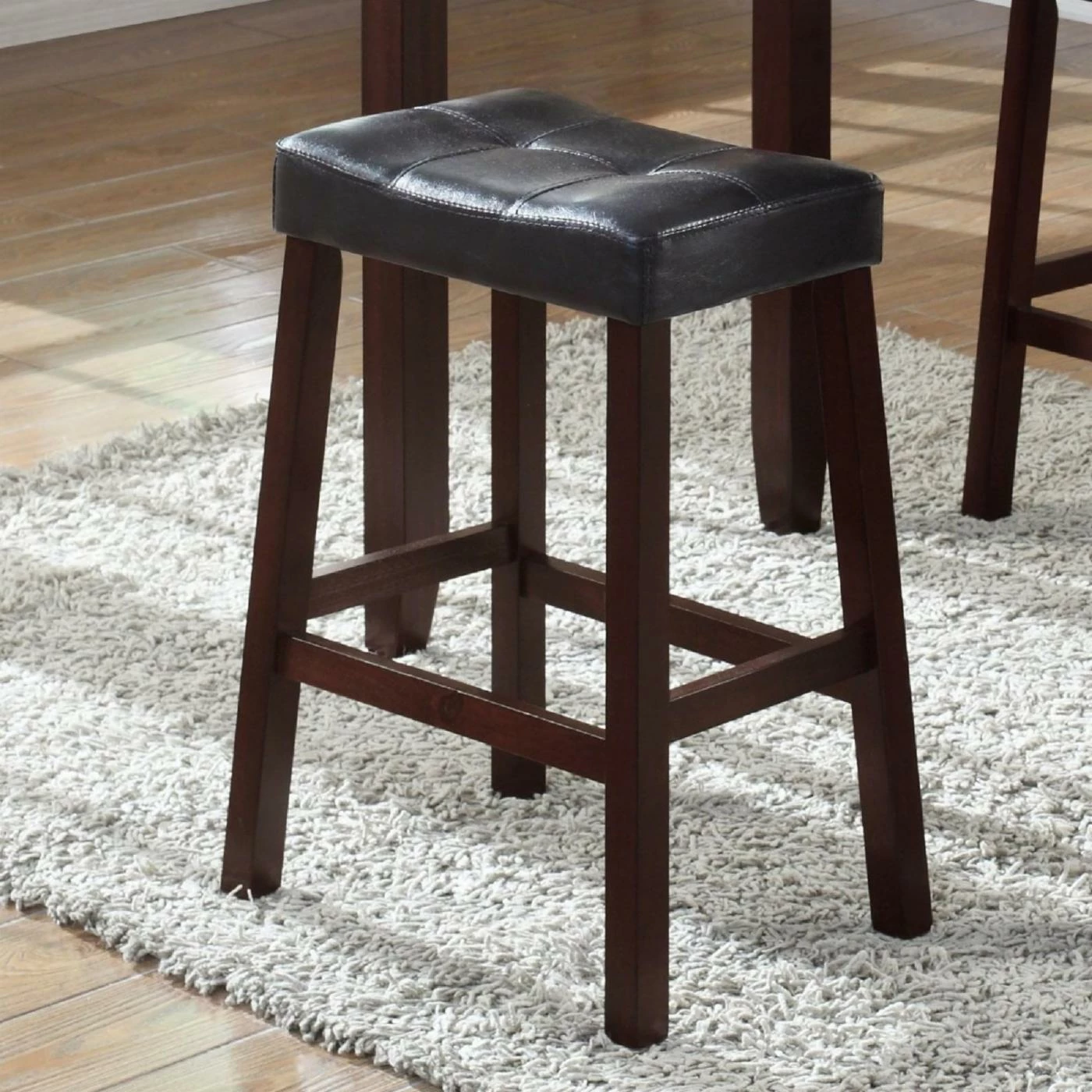 Best Sale ๐ฏ Rectangle Roundhill Furniture 3 Piece Counter Height Breakfast Table Set โ๏ธ 6 Best Sale ๐ฏ Rectangle Roundhill Furniture 3 Piece Counter Height Breakfast Table Set โ๏ธ - Image 4