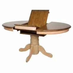 Discount 🤩 Oval Sunset Trading 7-Piece Brook Pedestal Dining Set With Brook Slat Back Chairs 🔥 -Kitchen Sales Store detail2SET771