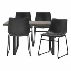 Top 10 🌟 Rectangle Manor Park Urban Blend 5 Piece Dining Set 😀 -Kitchen Sales Store detail2WAL587
