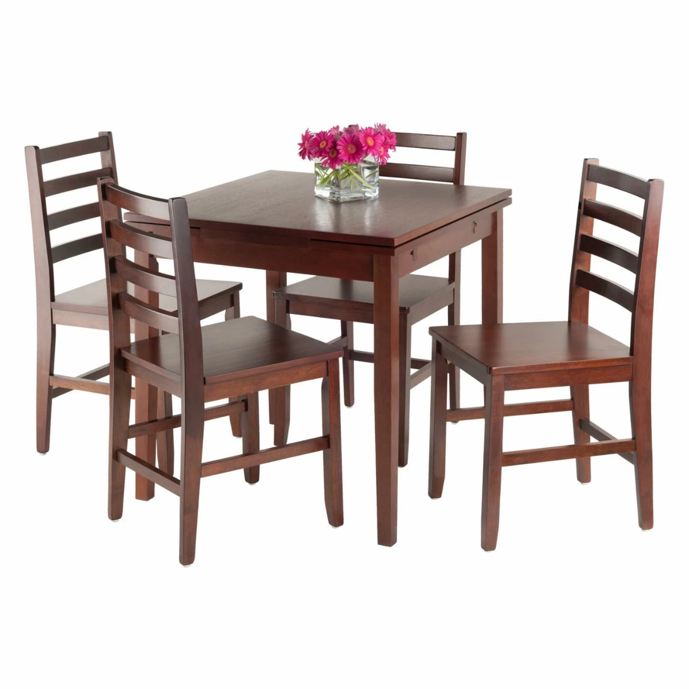 Best reviews of 😍 Square Winsome Pulman 5 Piece Extension Dining Table Set With Ladderback Chairs 😍 6 Best reviews of 😍 Square Winsome Pulman 5 Piece Extension Dining Table Set With Ladderback Chairs 😍 - Image 4