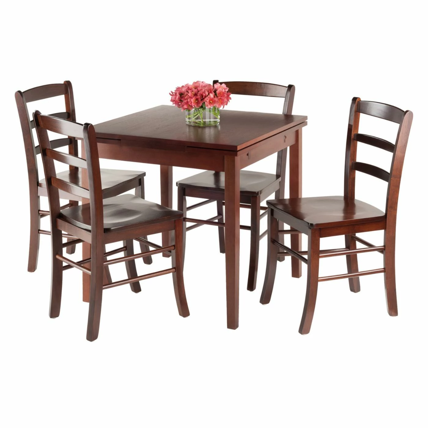 Best Pirce ❤️ Square Winsome Pulman 5 Piece Extension Dining Table Set 🔔 6 Best Pirce ❤️ Square Winsome Pulman 5 Piece Extension Dining Table Set 🔔 - Image 4