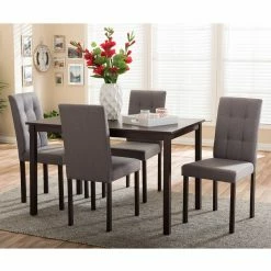 Best Sale ๐ Rectangle Baxton Studio Andrew 5 Piece Dining Table Set โจ 11 Best Sale ๐ Rectangle Baxton Studio Andrew 5 Piece Dining Table Set โจ -Kitchen Sales Store detail2WSI2824