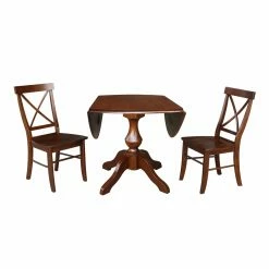 Budget ๐ International Concepts 3 Piece Round Dining Set With Drop Leaf ๐ฅฐ 7 Budget ๐ International Concepts 3 Piece Round Dining Set With Drop Leaf ๐ฅฐ -Kitchen Sales Store detail2WWI1021
