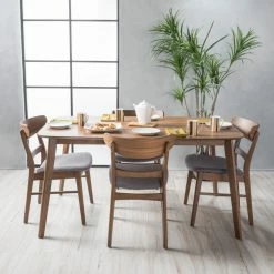 Top 10 🌟 Best Selling Home Rectangle Idalia Rectangular 5 Piece Dining Table Set 🤩 -Kitchen Sales Store detail3BSHD3135