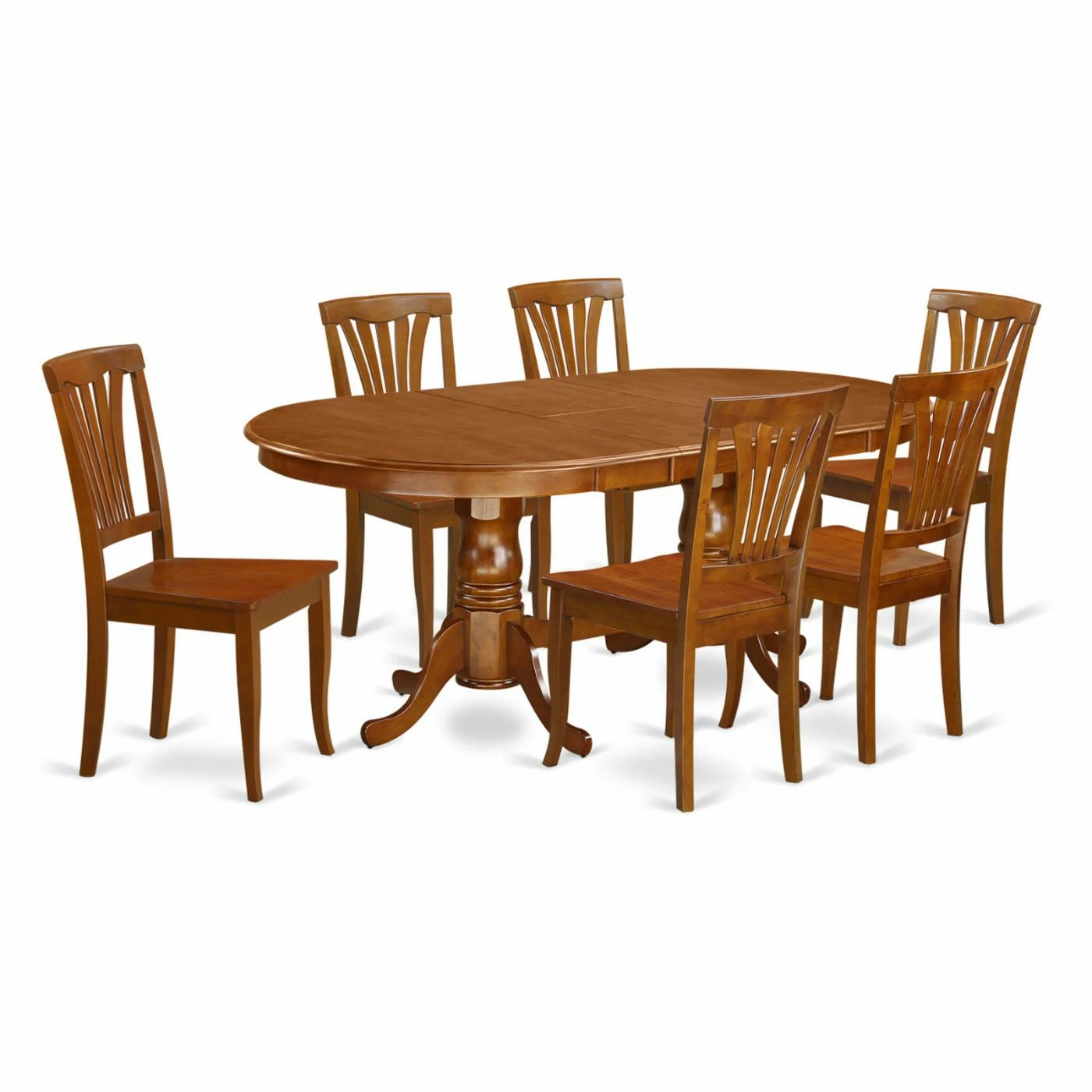 Deals ๐ฅ Oval East West Furniture Plainville 7 Piece Lath Back Dining Table Set ๐ 8 Deals ๐ฅ Oval East West Furniture Plainville 7 Piece Lath Back Dining Table Set ๐ - Image 6