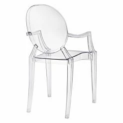 Flash Sale 😍 Round Modway Resolve 5-Piece Dining Table Set With Casper Clear Chairs 🛒 -Kitchen Sales Store detail3EEI479