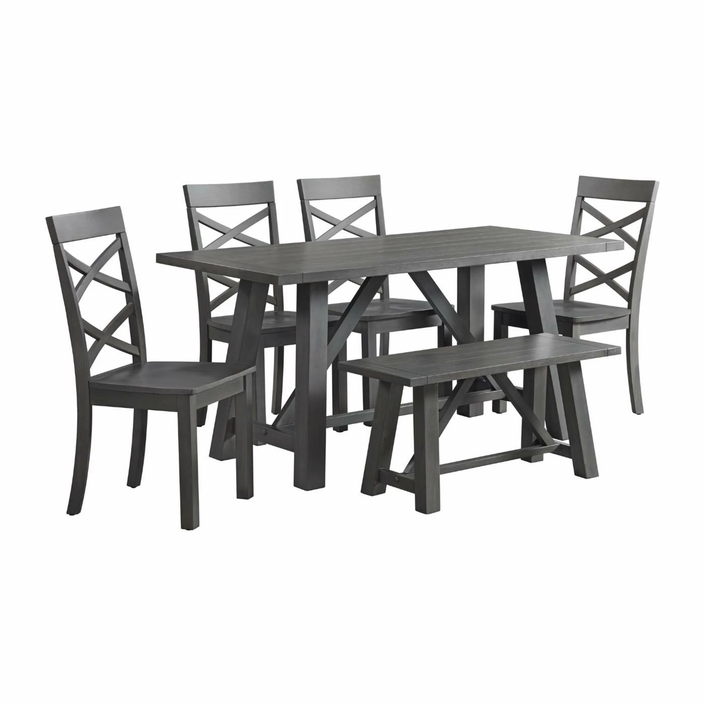 Cheapest โ๏ธ Rectangle Picket House Furnishings Regan 6 Piece Rectangular Dining Table Set ๐ 8 Cheapest โ๏ธ Rectangle Picket House Furnishings Regan 6 Piece Rectangular Dining Table Set ๐ - Image 6