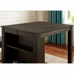 Best Sale 🤩 Square Furniture Of America Fitterer 3-Piece Counter Height Table Set 🧨 -Kitchen Sales Store detail3ENLB5389