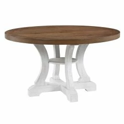 Promo ✔️ Round Furniture Of America Mudd Transitional 5-Piece Dining Set ⭐ -Kitchen Sales Store detail3ENLB5713