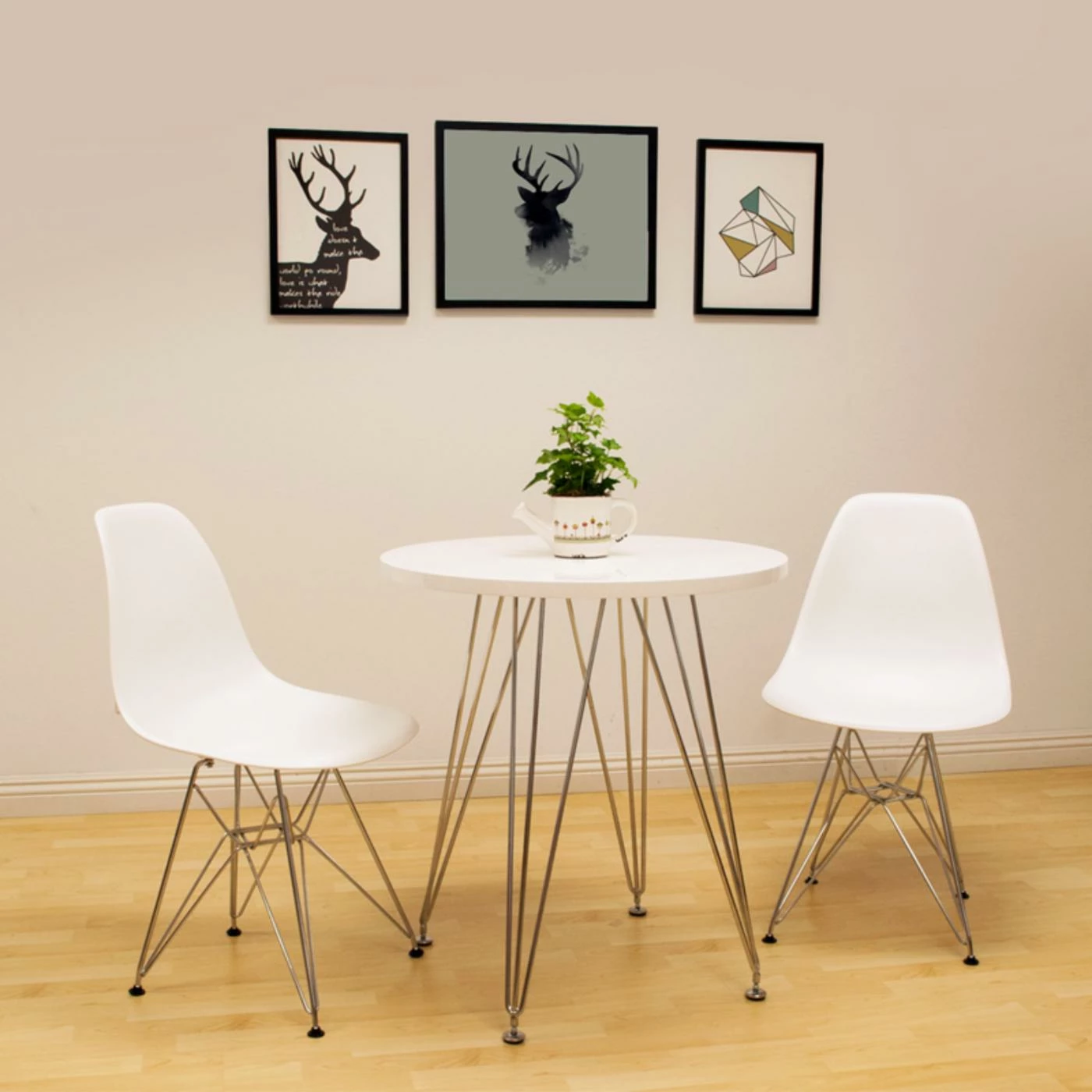 Wholesale 🔥 Round Mod Made Paris Tower 3-Piece Dining Set 🤩 8 Wholesale 🔥 Round Mod Made Paris Tower 3-Piece Dining Set 🤩 - Image 6