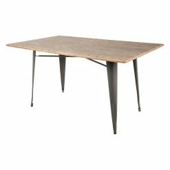 Promo 🔥 Rectangle LumiSource Oregon 6 Piece Industrial Dining Set 🥰 -Kitchen Sales Store detail3LUS1018