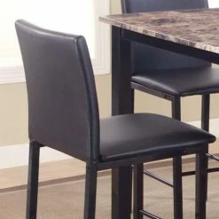 Deals ⌛ Square Roundhill Furniture Citico 5 Piece Counter Height Dinette Set ⭐ -Kitchen Sales Store detail3ROUN122