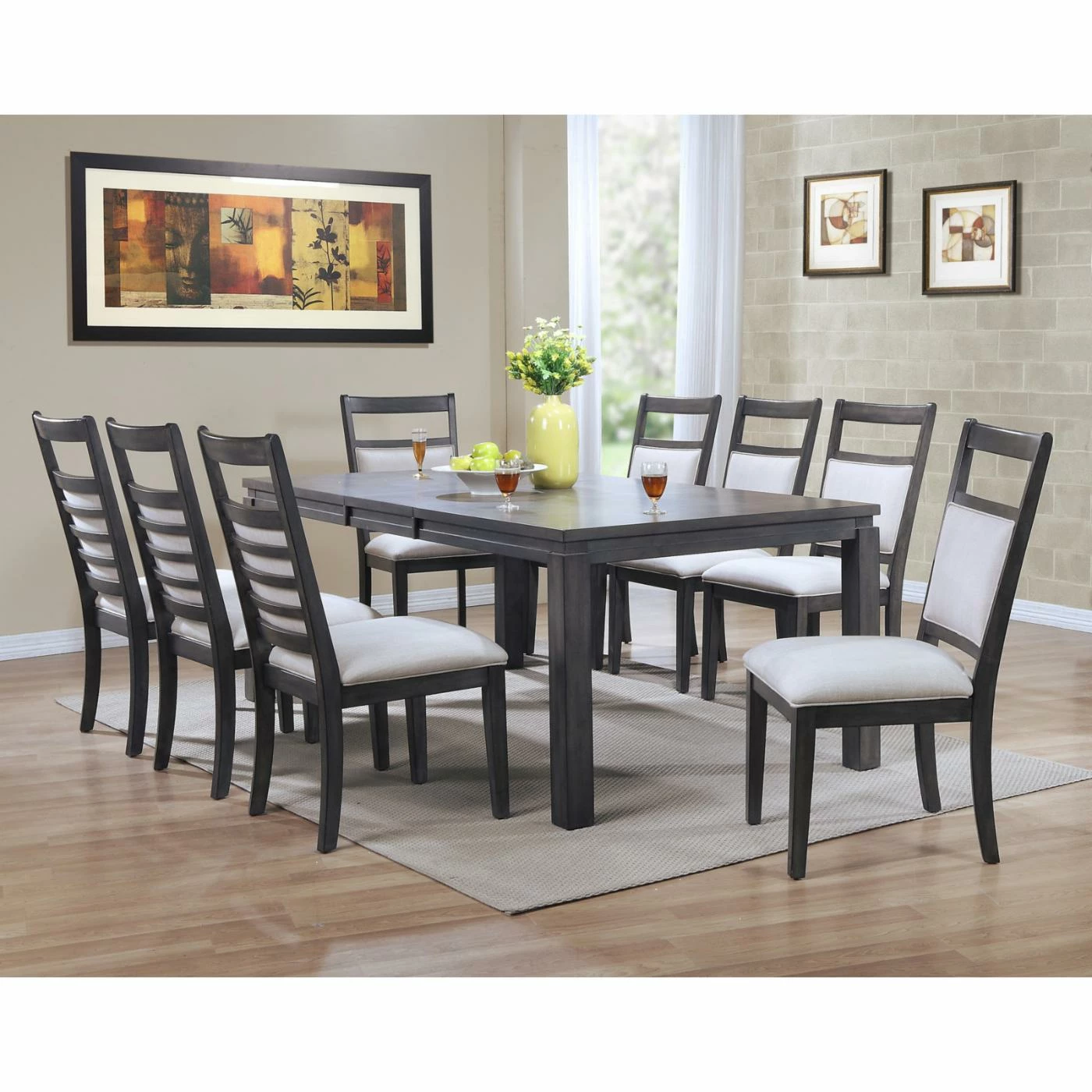 New ๐งจ Rectangle Sunset Trading Shades Of Gray 9 Piece Dining Table Set โจ 8 New ๐งจ Rectangle Sunset Trading Shades Of Gray 9 Piece Dining Table Set โจ - Image 6