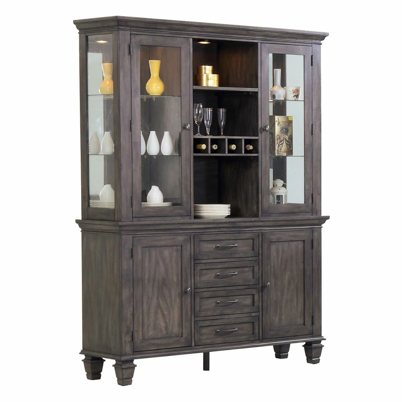 Best reviews of ๐งจ Rectangle Sunset Trading Shades Of Gray 11 Piece Dining Table Set With China Cabinet ๐ 8 Best reviews of ๐งจ Rectangle Sunset Trading Shades Of Gray 11 Piece Dining Table Set With China Cabinet ๐ - Image 6