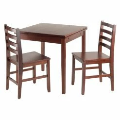 Top 10 👍 Square Winsome Trading Pulman 3 Piece Dining Set 🧨 -Kitchen Sales Store detail3WI816