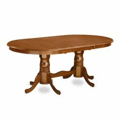 Flash Sale 👏 Oval East West Furniture Plainville 9 Piece Keyhole Dining Table Set 👍 -Kitchen Sales Store detail4EASE942
