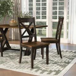 Discount ๐ Rectangle Furniture Of America Merritt 5 Piece Rustic Dinning Set - Antique Light Oak ๐ 17 Discount ๐ Rectangle Furniture Of America Merritt 5 Piece Rustic Dinning Set - Antique Light Oak ๐ -Kitchen Sales Store detail4ENLB5363