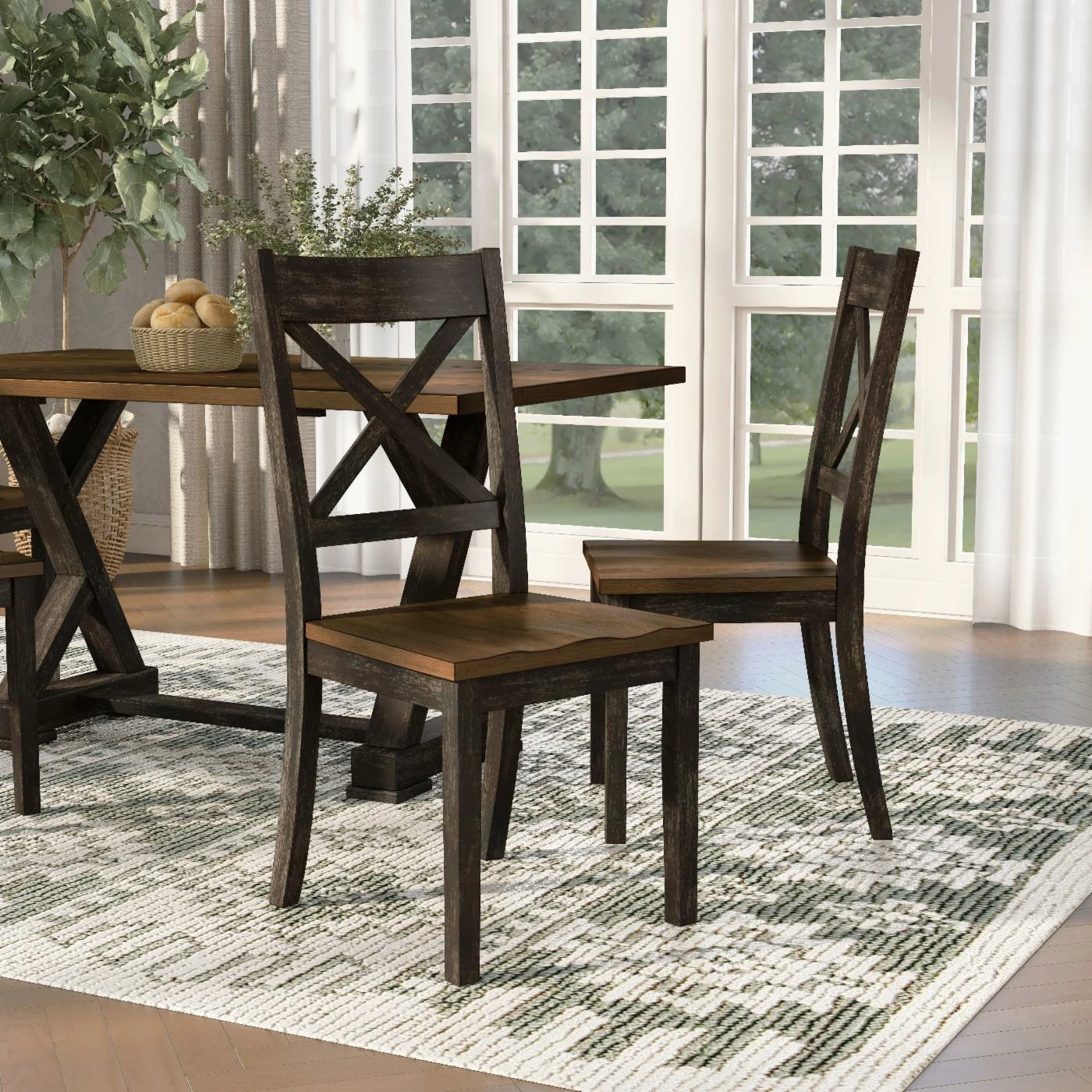 Discount ๐ Rectangle Furniture Of America Merritt 5 Piece Rustic Dinning Set - Antique Light Oak ๐ 9 Discount ๐ Rectangle Furniture Of America Merritt 5 Piece Rustic Dinning Set - Antique Light Oak ๐ - Image 7
