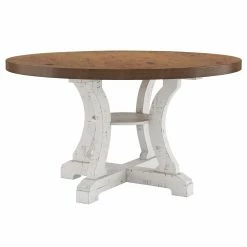 Promo ✔️ Round Furniture Of America Mudd Transitional 5-Piece Dining Set ⭐ -Kitchen Sales Store detail4ENLB5713