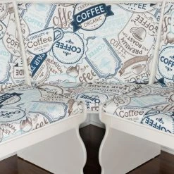 Wholesale 😀 Rectangle Linon Sasha Coffee Breakfast Nook 🛒 -Kitchen Sales Store detail4LHD1870