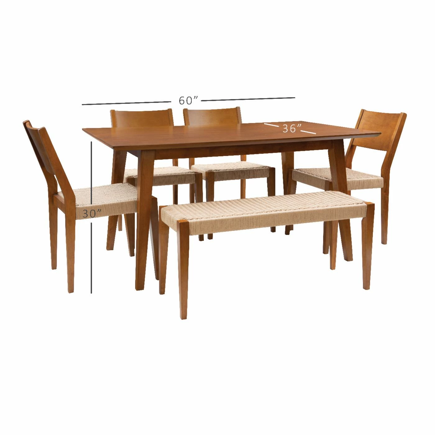 Cheap โจ Rectangle Powell Cadence 6-Piece Dining Set - Brown ๐งจ 8 Cheap โจ Rectangle Powell Cadence 6-Piece Dining Set - Brown ๐งจ - Image 6