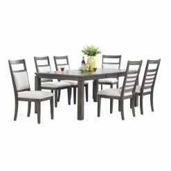 Best Pirce 👍 Rectangle Sunset Trading Shades Of Gray 7 Piece Dining Table Set 😀 18 Best Pirce 👍 Rectangle Sunset Trading Shades Of Gray 7 Piece Dining Table Set 😀 -Kitchen Sales Store detail4SET969