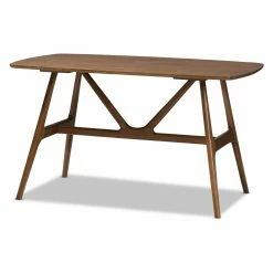 Flash Sale 🔥 Rectangle Baxton Studio Wyatt 5 Piece Rectangular Dining Set 💯 -Kitchen Sales Store detail4WSI3780