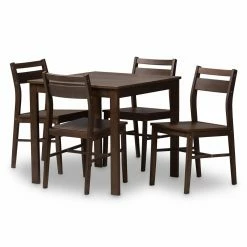 Buy ❤️ Square Baxton Studio Lovy 5 Piece Rectangular Dining Set ❤️ 15 Buy ❤️ Square Baxton Studio Lovy 5 Piece Rectangular Dining Set ❤️ -Kitchen Sales Store detail4WSI3941
