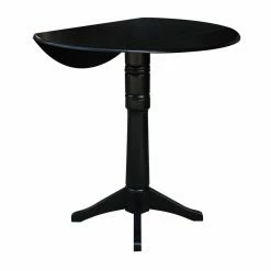 Discount ❤️ International Concepts 42 In. Round Pedestal Bar Height Table With 2 Bar Height Stools 🤩 -Kitchen Sales Store detail4WWI1182