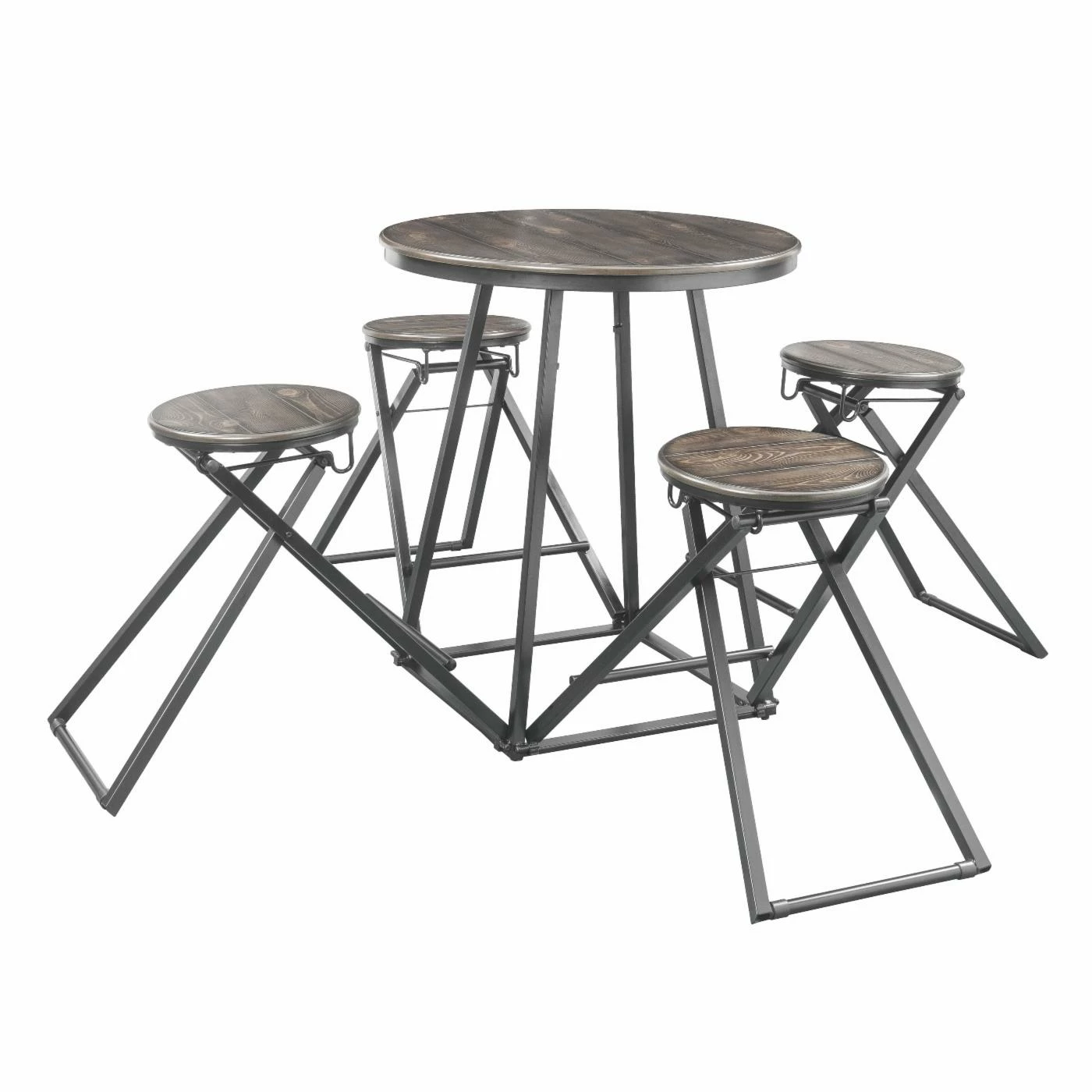 New ✨ Round Acme Furniture Blaze 5 Piece Counter Height Dining Table Set ⌛ 9 New ✨ Round Acme Furniture Blaze 5 Piece Counter Height Dining Table Set ⌛ - Image 7