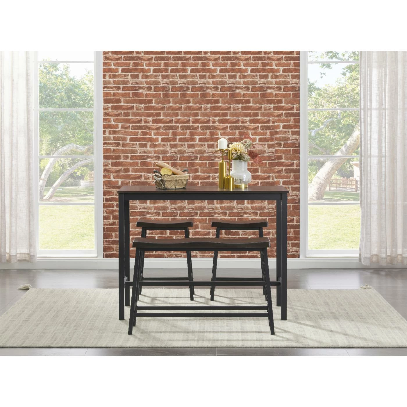 Cheap ⌛ Rectangle Signature Design By Ashley 4 Piece Playden Rectangular Dining Room Counter Table Set ✨ 10 Cheap ⌛ Rectangle Signature Design By Ashley 4 Piece Playden Rectangular Dining Room Counter Table Set ✨ - Image 8