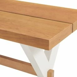 Promo 👏 Rectangle Alaterre Furniture Chelsea 72in. Dining Table 4-Piece Set 🎁 -Kitchen Sales Store detail5ASR9958